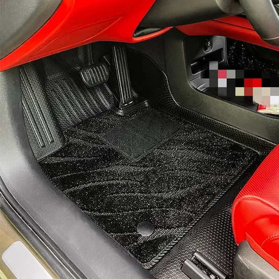 1 set di tappetini universali in gomma TPE per auto, doppio strato, protezione per tutte le stagioni, tutti coperti in 3D per KIA