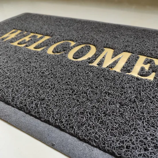 Tappetino per porta a spirale per esterni in vinile PVC Welcome Foot / Tappetini decorativi in vinile