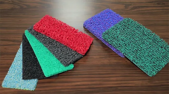 Zerbino in PVC lavabile con dimensioni e colori personalizzati per esposizioni