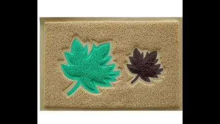 Nuovo design Loop Coil Spaghetti Mat Tappetino in PVC Tappetino d'ingresso