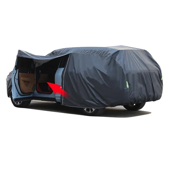 Copertura per auto in PVC rivestito Copertura per auto Previene il calore Freddo Sole Pioggia Neve Mezza copertura per auto